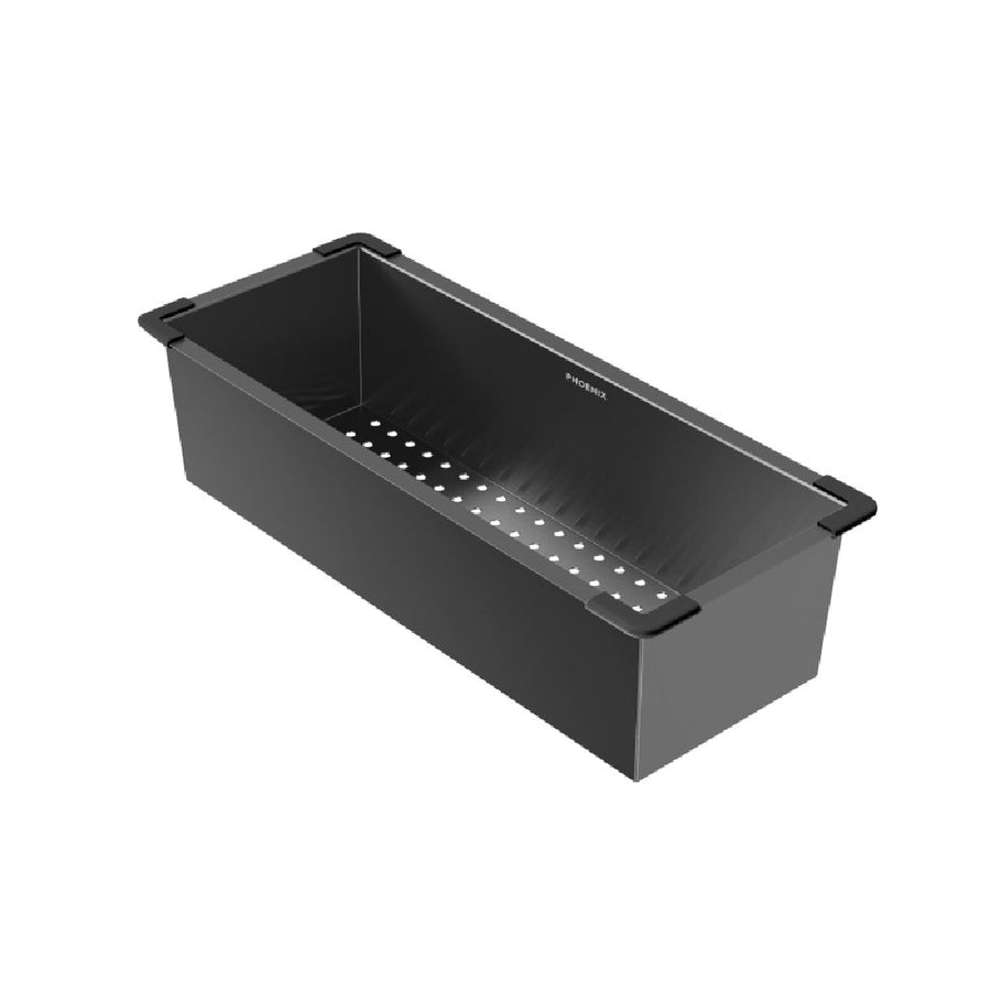 Stainless Steel Colander - Brushed Carbon