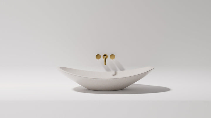 Boat above counter basin — front