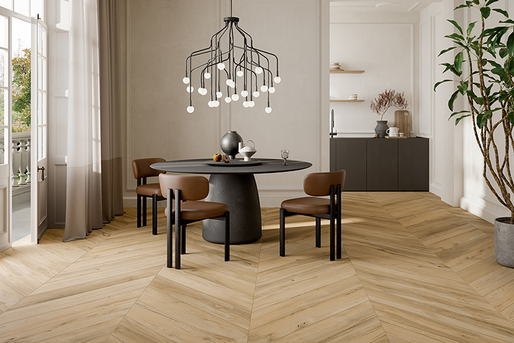 Bona Chevron XL Tiles installed (2)