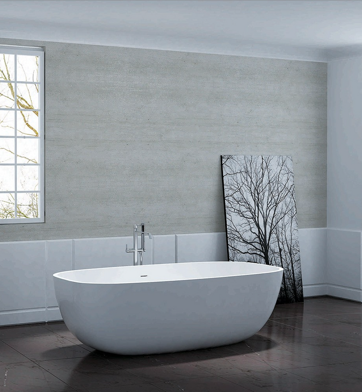 Bora freestanding bath — bathroom lifestyle