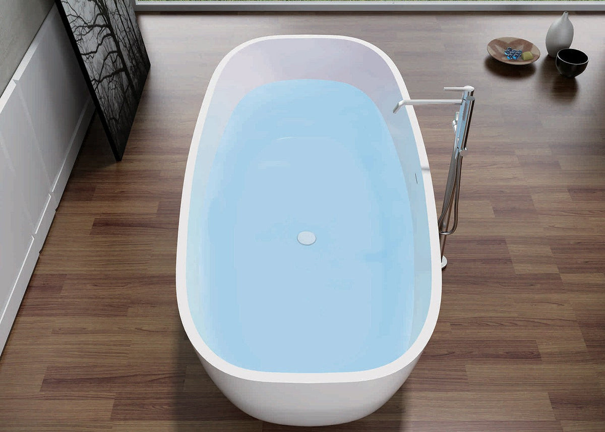 Bora freestanding bath — bathroom lifestyle