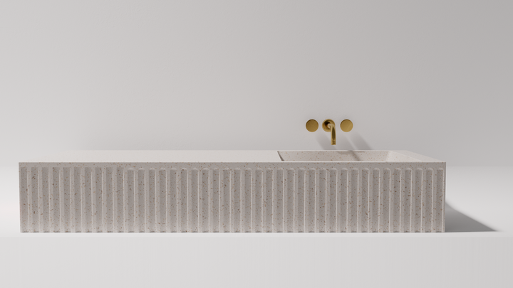 Briza Wall Hung basin — 1200 front view