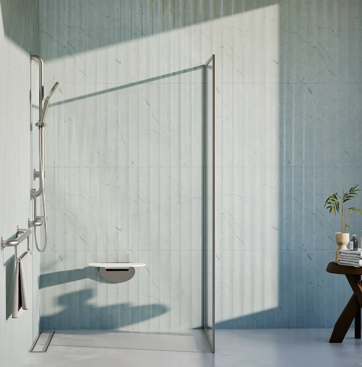 Meir Mobility Straight Grab Rail 600mm - Lustre Bronze
