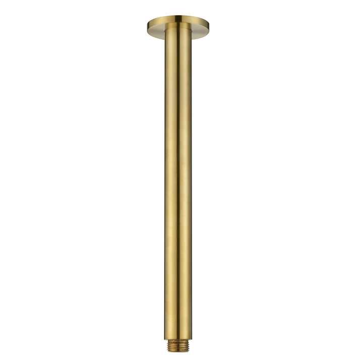 Round Ceiling Shower Arm 300mm - Brushed Bronze (CAR016BM)