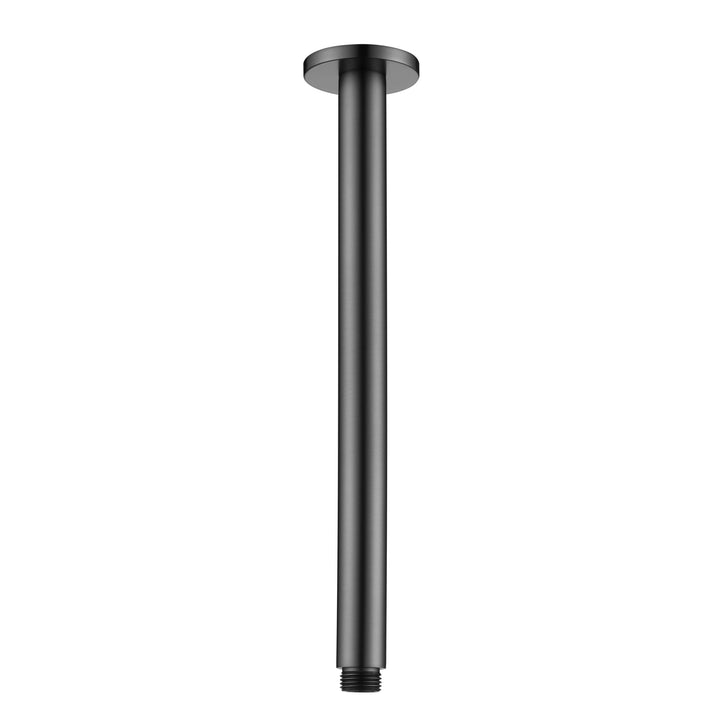 Round Ceiling Shower Arm 300mm - Gunmetal (CAR016GM)