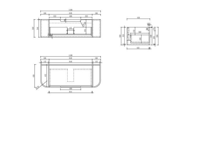Hamilton Wall Hung 1200mm gallery