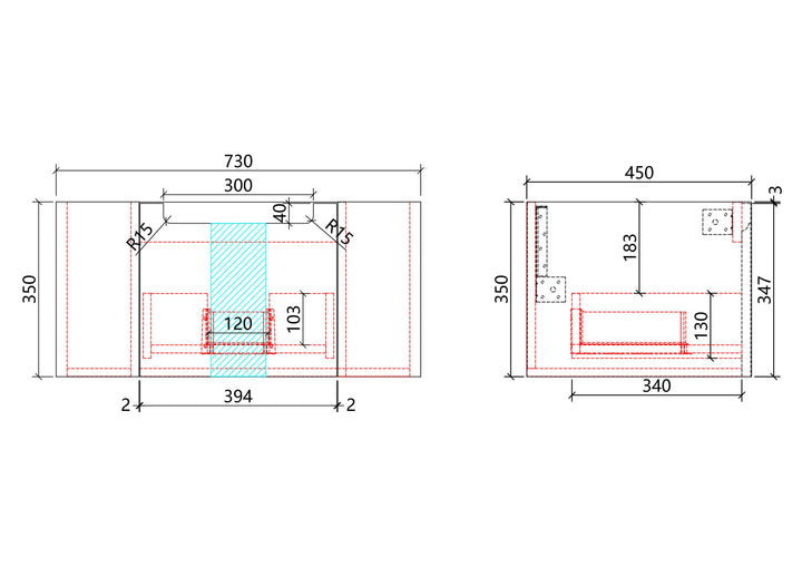Savio Wall Hung 750mm gallery