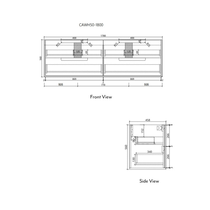 Flauto Wall Hung 1800mm gallery