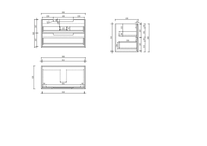 Ainsley Wall Hung 900mm gallery