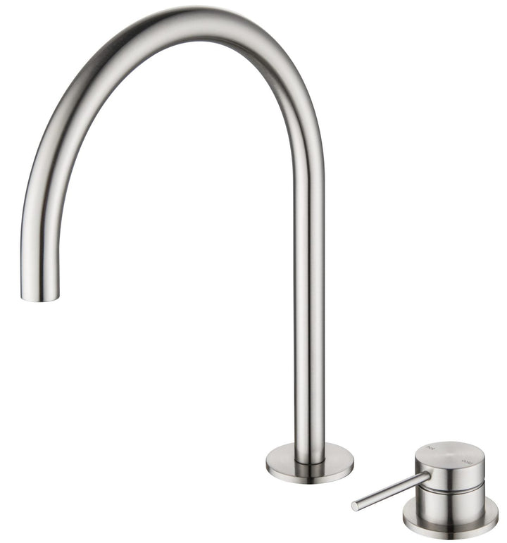 Mica Gooseneck Hob Sink/Basin Mixer Set