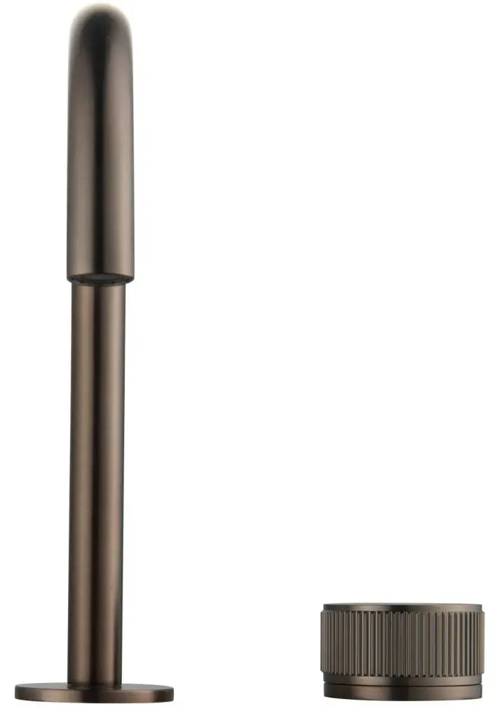 Mica Fluted Gooseneck Hob Basin Mixer