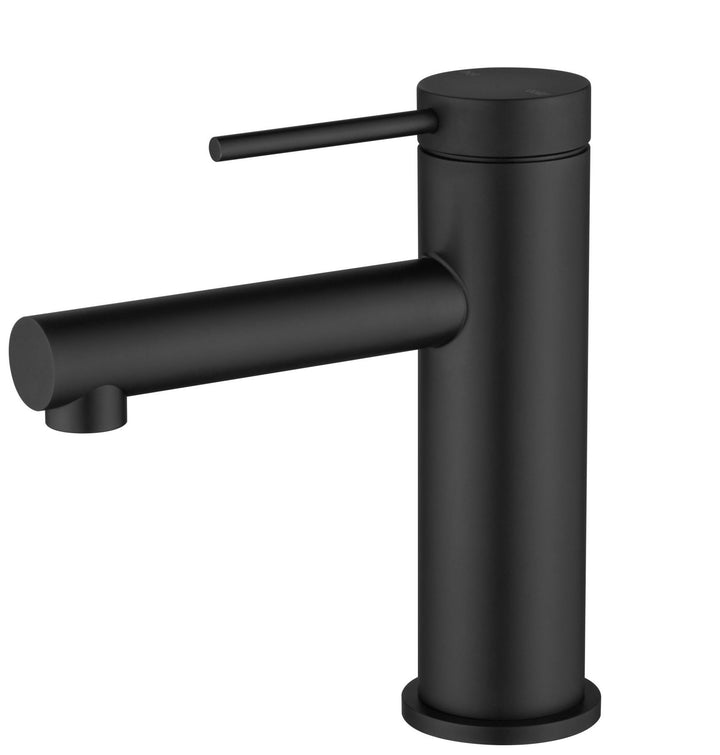 Mica Straight Basin Mixer - Matte Black