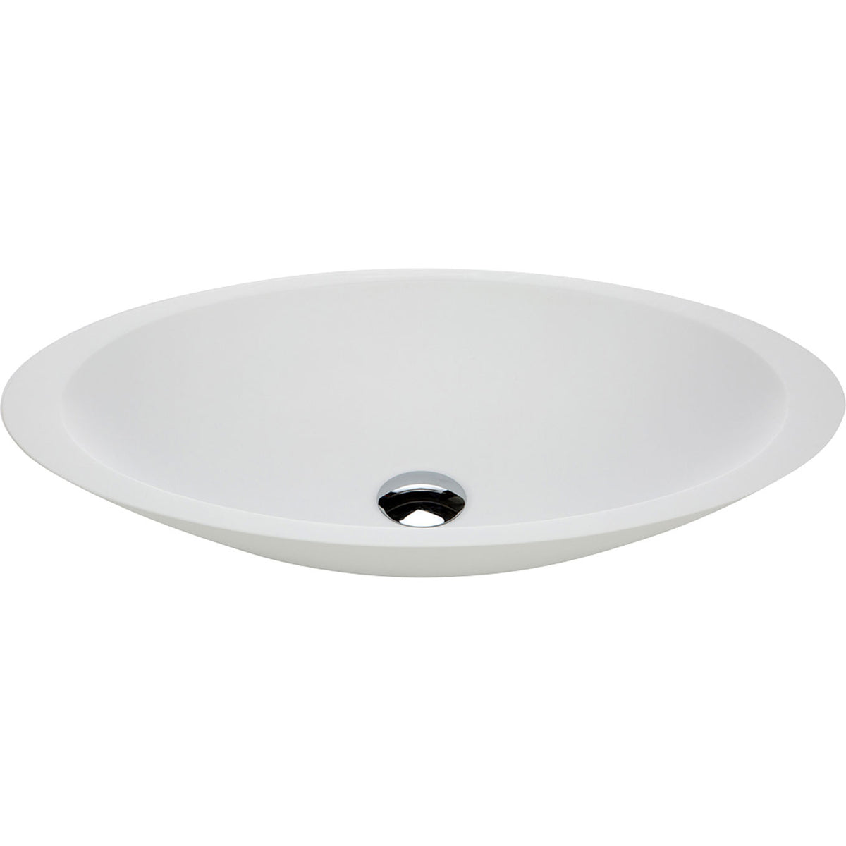 Bahama Solid Surface Above Counter Basin - Matte White