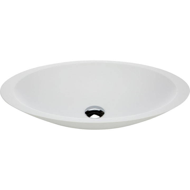 Bahama Solid Surface Above Counter Basin - Matte White