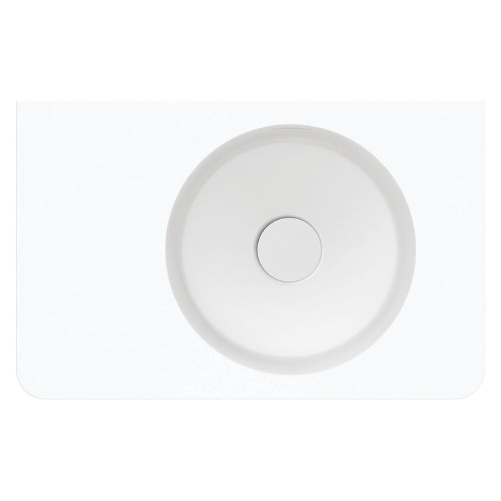Encanto 470 Solid Surface Wall Basin - Matte White