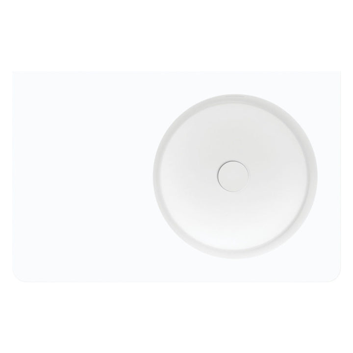 Encanto 700 Solid Surface Wall Basin - Matte White