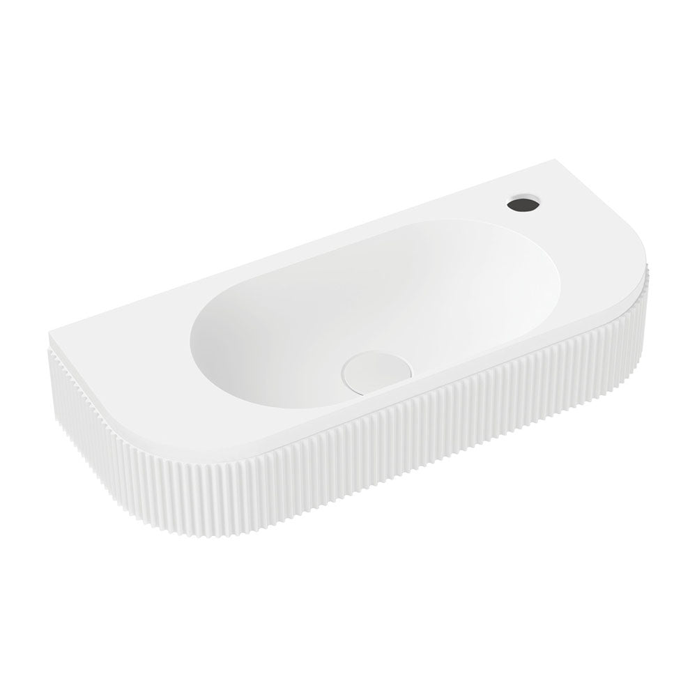 Minka Solid Surface Wall Basin - Matte White