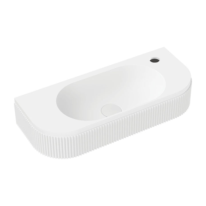 Minka Solid Surface Wall Basin - Matte White