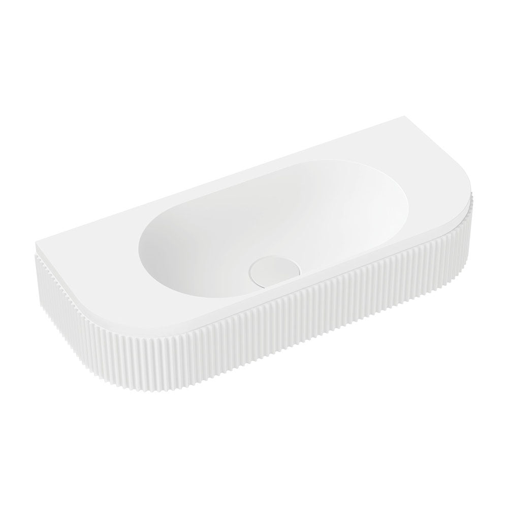 Minka Solid Surface Wall Basin - Matte White