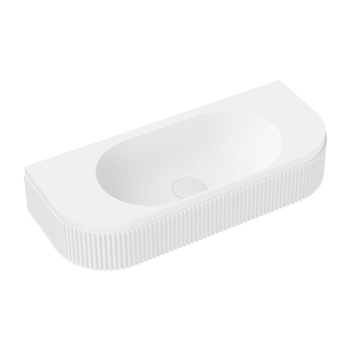 Minka Solid Surface Wall Basin - Matte White