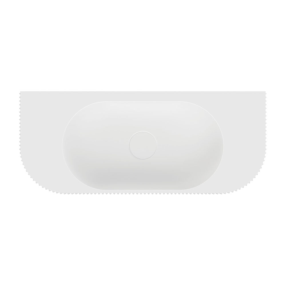 Minka Solid Surface Wall Basin - Matte White
