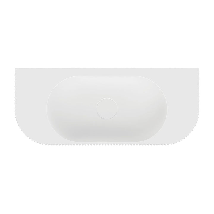 Minka Solid Surface Wall Basin - Matte White