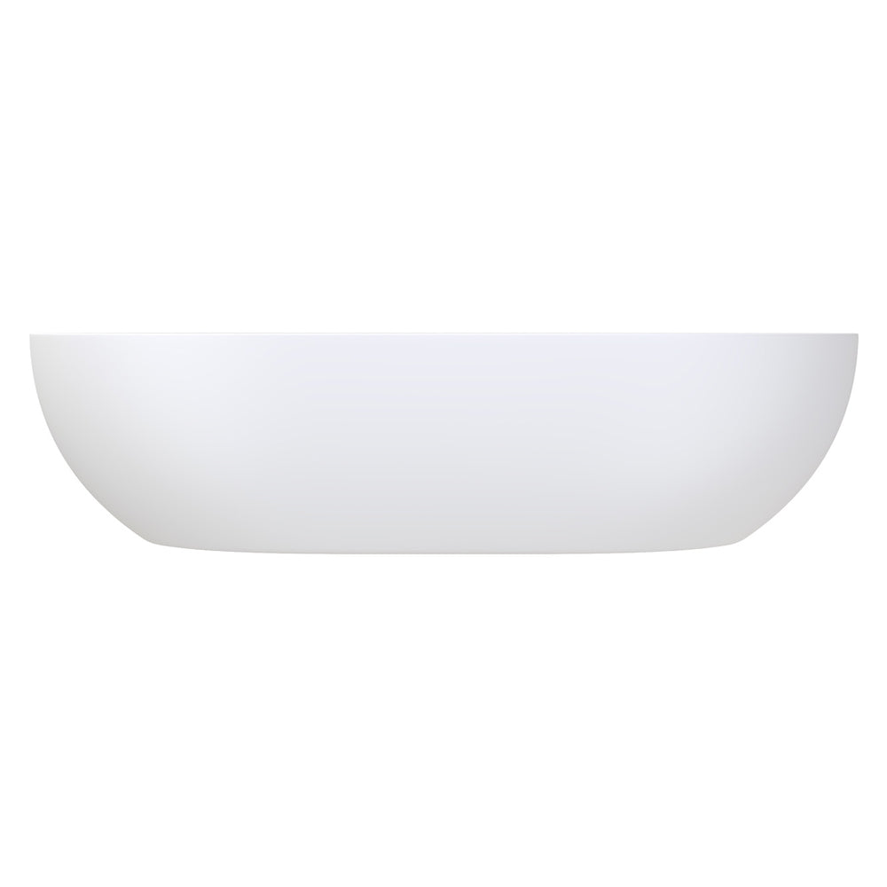 Nero Solid Surface Above Counter Basin - Matte White