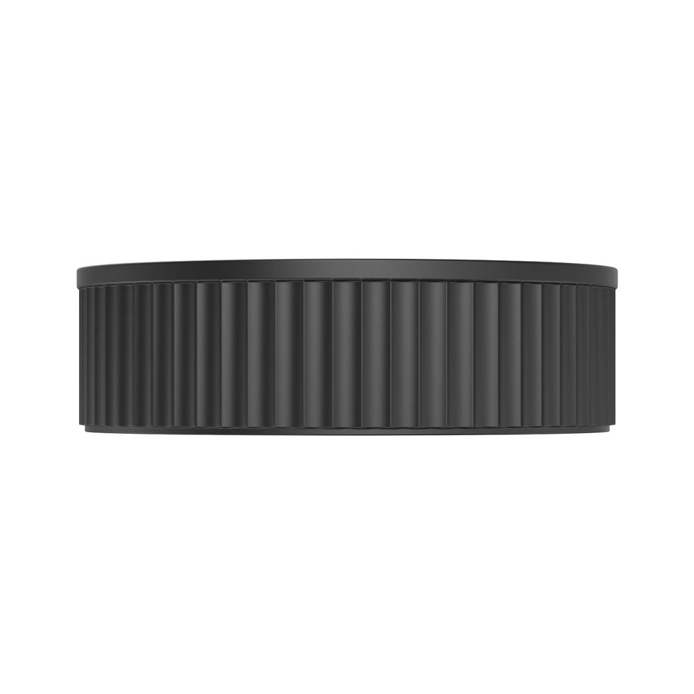 Minka Round Solid Surface Above Counter Basin - Matte Black