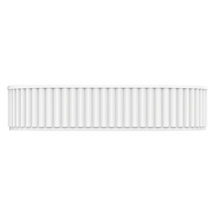 Minka Pill Solid Surface Above Counter Basin - Matte White