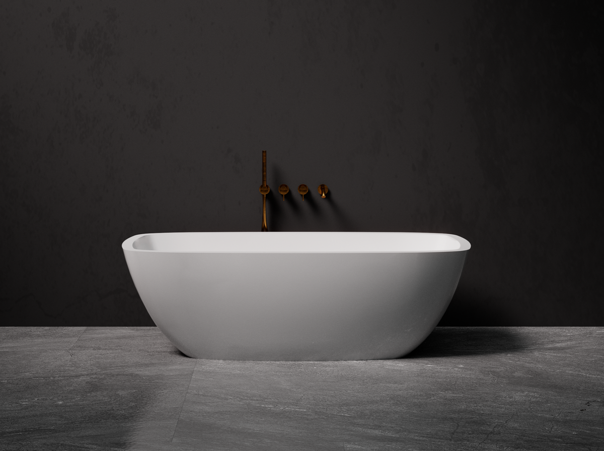 Chelsea freestanding bath — tub lifestyle