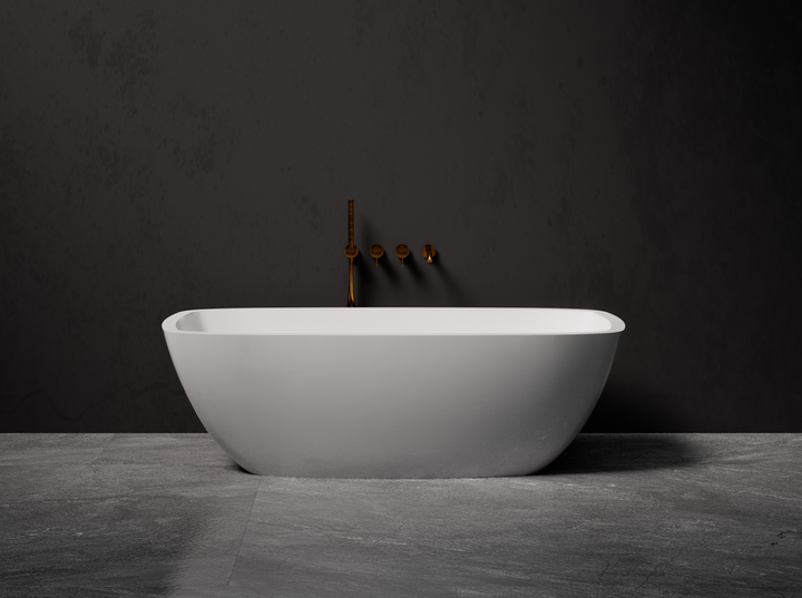 Chelsea freestanding bath — tub lifestyle
