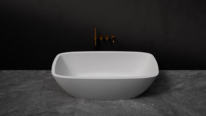 Chelsea freestanding bath — tub lifestyle
