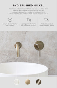 Meir Sigma 21 Dual Flush Plates for Geberit -  PVD Brushed Nickel Meir