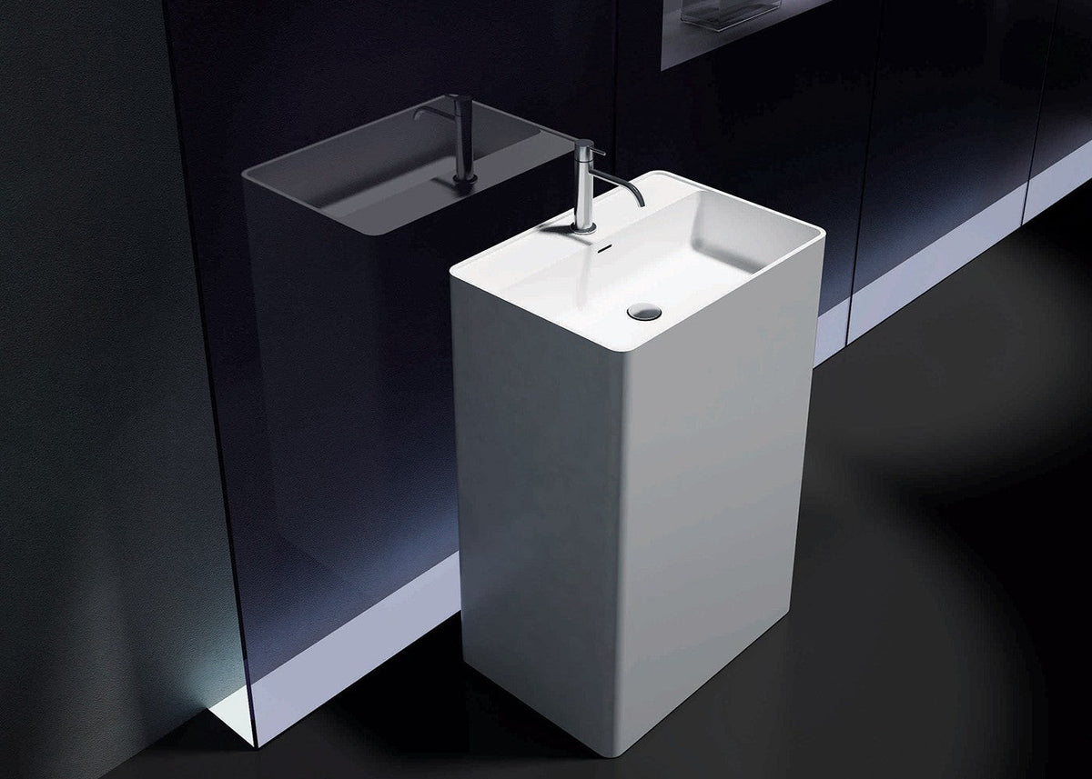 Cube above counter basin — product view