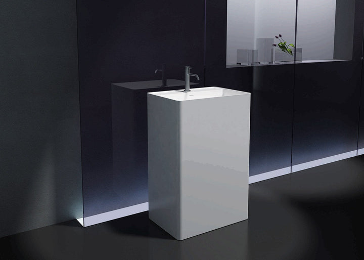 Cube above counter basin — product view