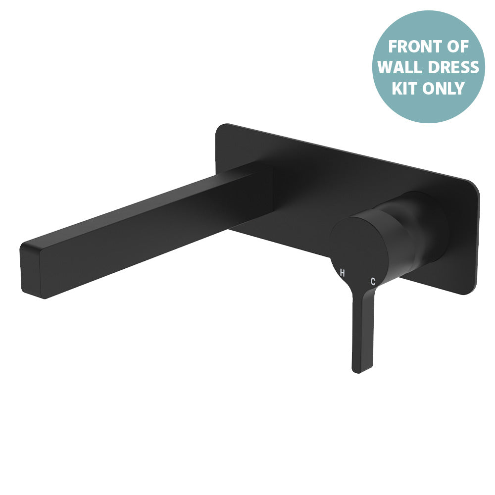 Sansa Wall Bath Mixer Dress Kit - Trim Kit Only - Matte Black