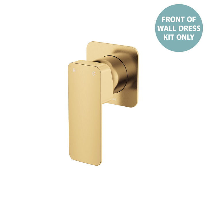 Tono Wall Mixer Dress Kit, Square Plate - Trim Kit Only - Urban Brass