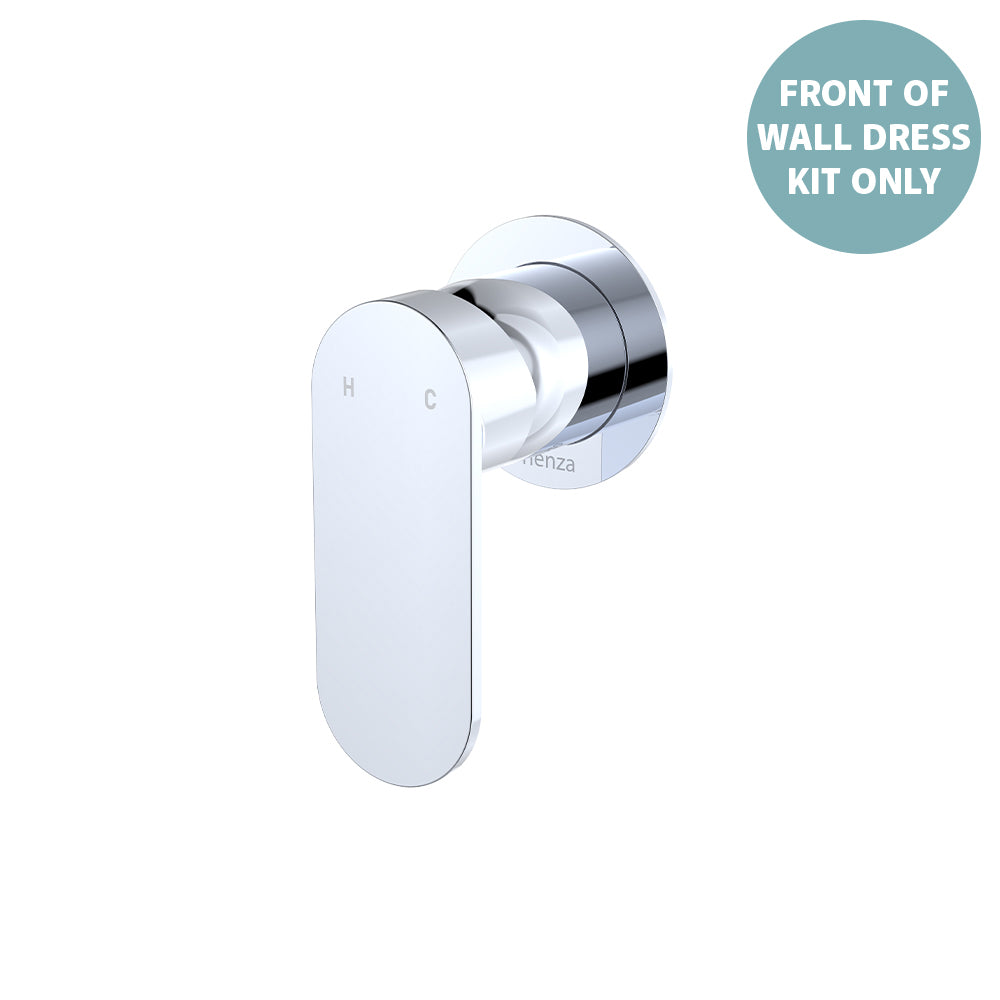 Empire Slim Wall Mixer Dress Kit, Round Plate - Trim Kit Only - Chrome