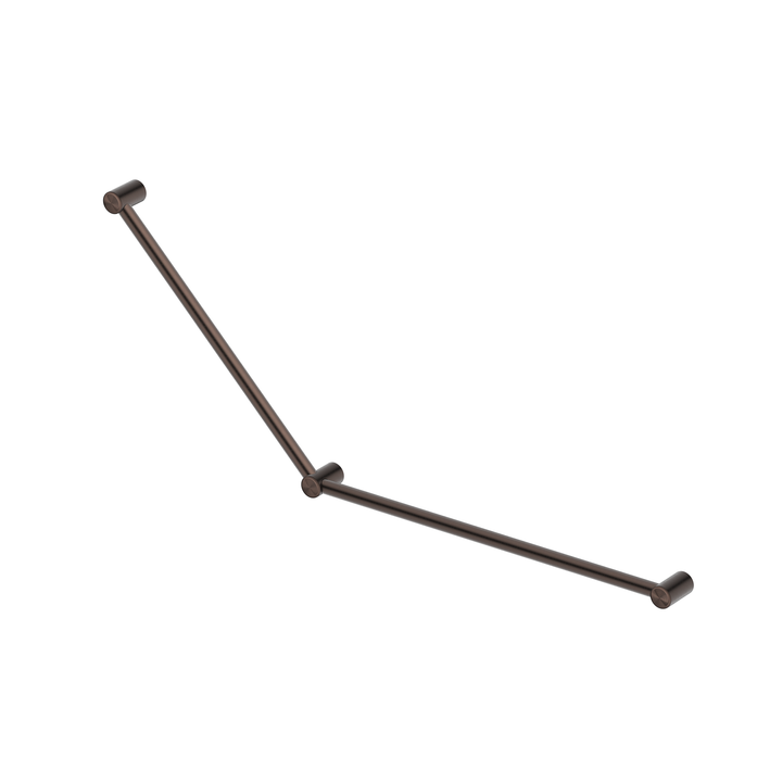 Mica Care Grab Rail - 45 Degree - 750x900mm - Dusk Bronze