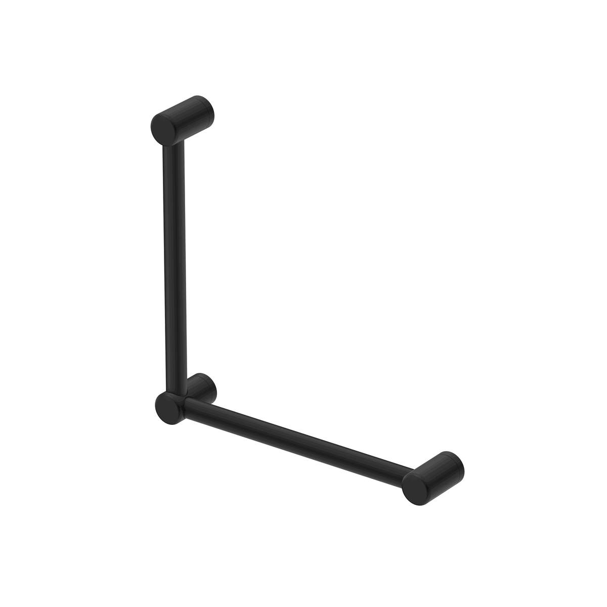 Mica Care Grab Rail - 90 Degree - 450x450mm - Black