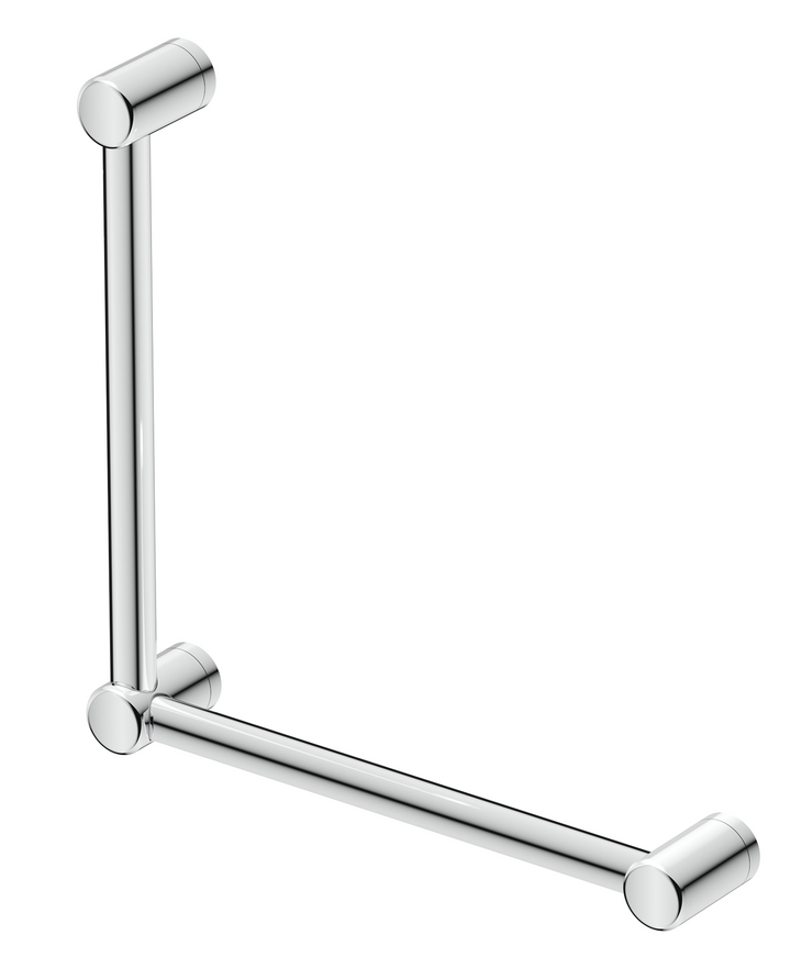 Mica Care Grab Rail - 90 Degree - 450x450mm - Chrome