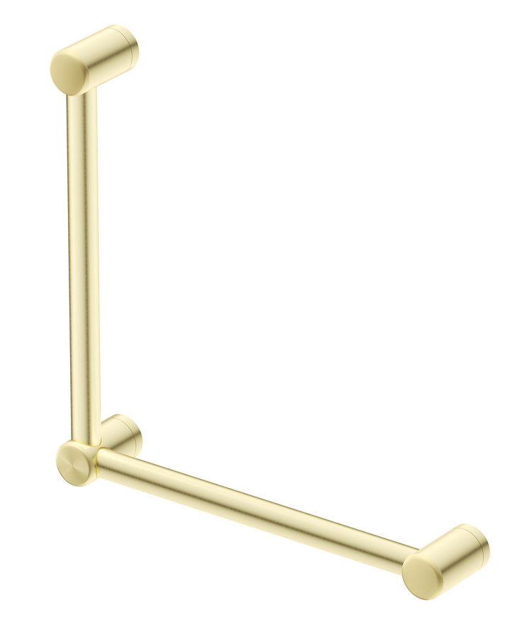 Mica Care Grab Rail - 90 Degree - 450x450mm - French Gold