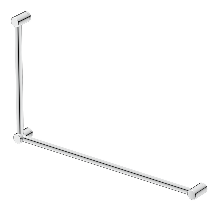 Mica Care Grab Rail - 90 Degree - 600x1000mm - Chrome
