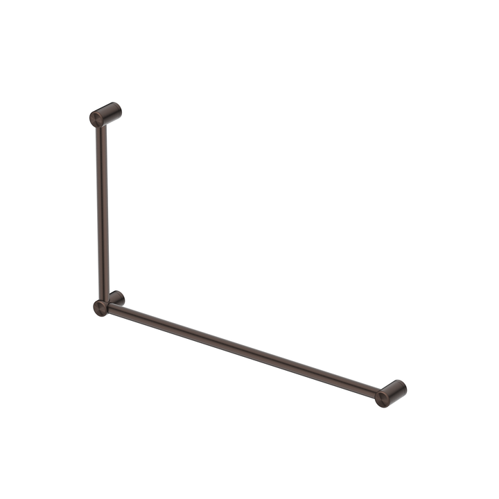 Mica Care Grab Rail - 90 Degree - 600x1000mm - Dusk Bronze