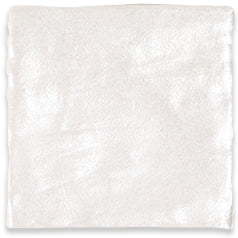 Iris White Subway Tile tile face, 100 x 100 mm