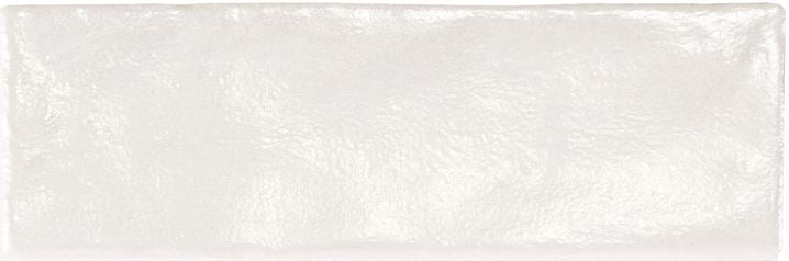 Iris White Subway Tile tile face, 200 x 65 mm