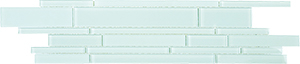 Cultural Brick White Glass Mosaic detail