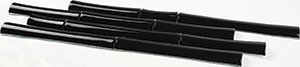Bamboo Lux 3D Nero Glass Mosaic detail