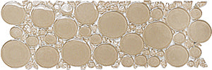 Bubbles Rawsilk Glass Mosaic detail