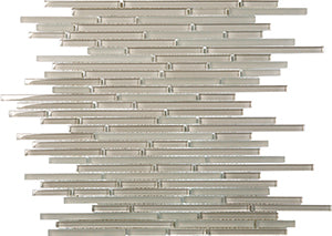 Bullets Oxygen Glass Mosaic tile face, 305 x 305 mm